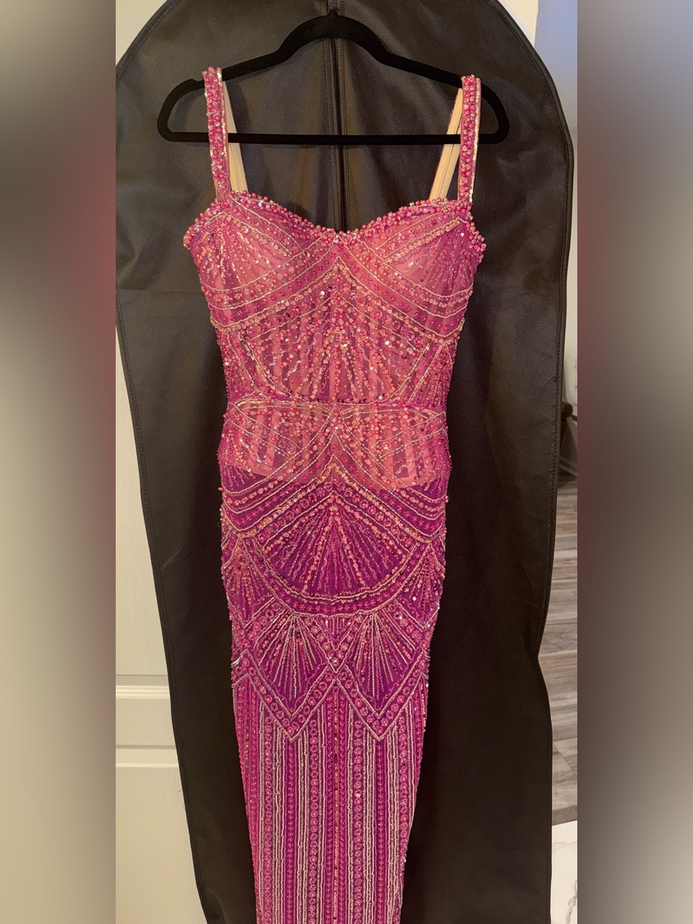 Albina Dyna Blush Gown - Picture 5 of 9